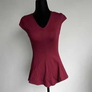 Aritzia Wilfred Peplum top. Size XS